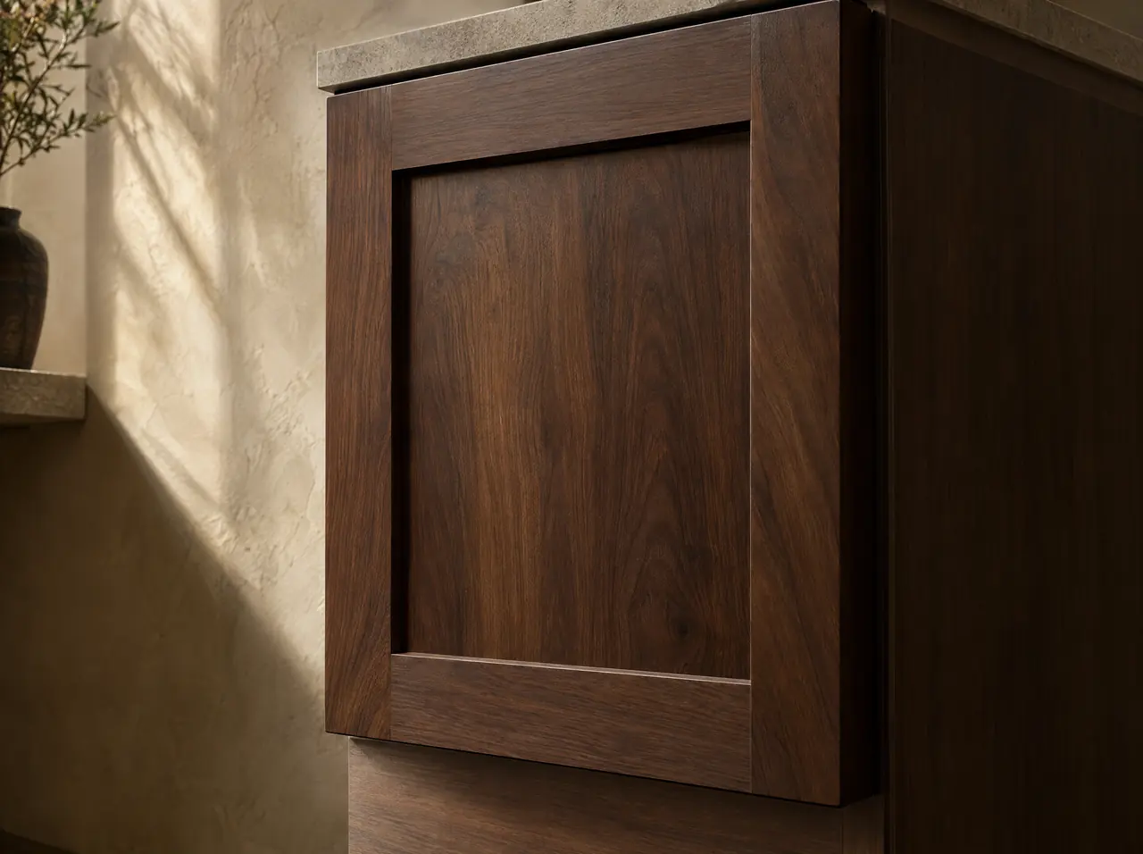 Concept visualization: Five-piece walnut