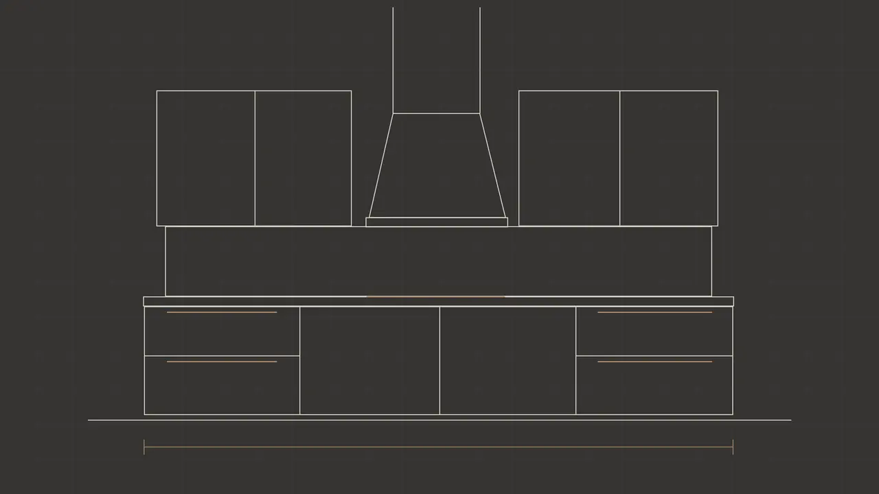 Concept visualization for kitchen design